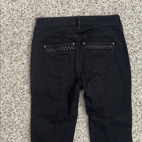 WHBM Black Studded Denim - Picture 3 of 5